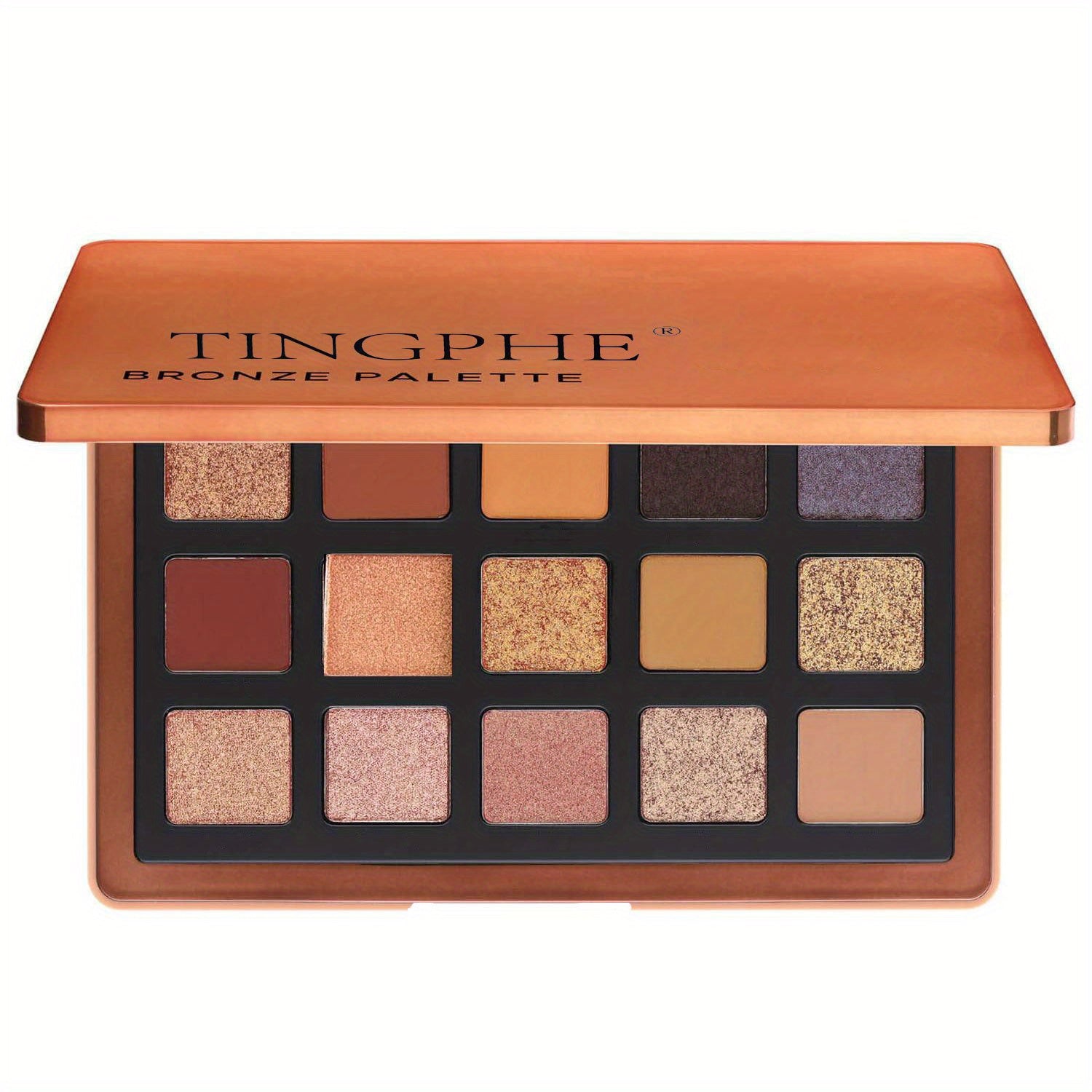 Pink Eyeshadow Palette 15 Colors Matte Shimmer Glitter Eye Shadow Makeup Kit