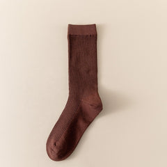 2 Pairs Cotton Crew Socks Comfortable & Breathable Women's Stockings