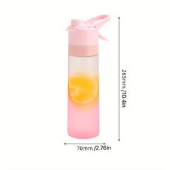 Leakproof Gradient Frosted Water Bottle for Fitness