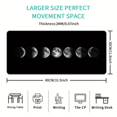 Large Game Esports Mouse Pad Thickened Non-slip Washable Rubber