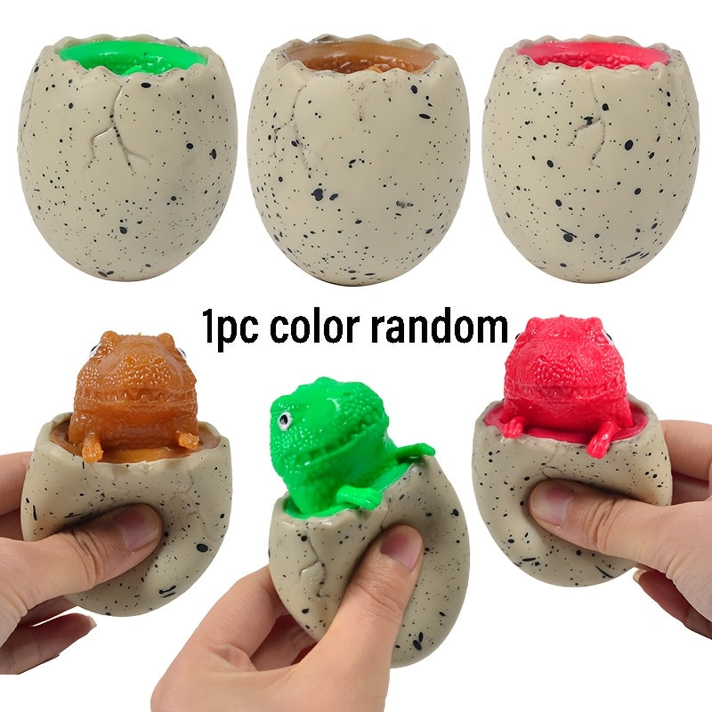 Dino Egg Prank Toy Set - Surprise Birthday Gift - Novelty Dinosaur Cup Squeeze