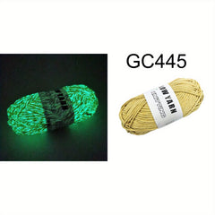 50g Luminous Yarn Glow In The Dark Cotton Yarn for Knitting