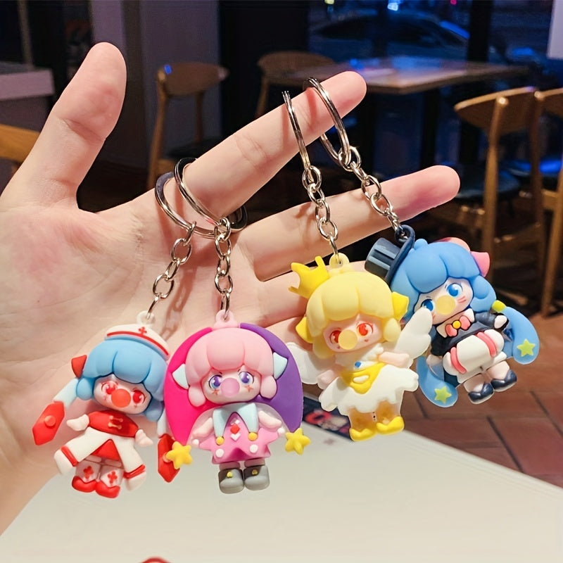 Cartoon Character Charm Keychain Car Keychain Pendant Gift For Girls