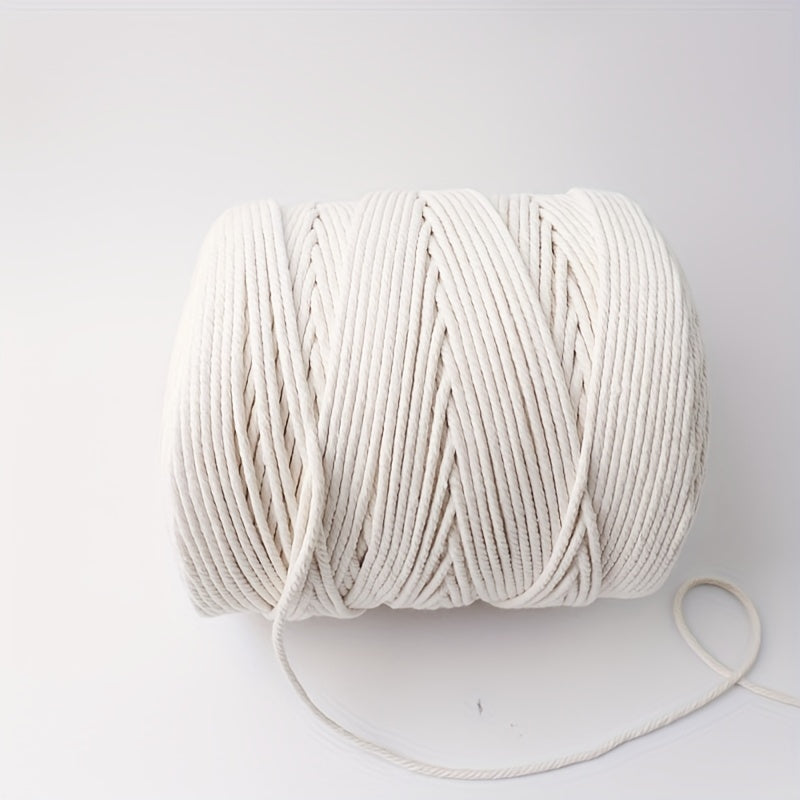 4 Strand Macrame Cord Christmas Decor Cotton Thread for DIY Knitting Crocheting