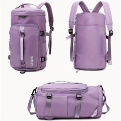 Large Capacity Travel Duffle Backpack with Shoes Compartment