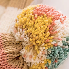 5 Strands Cotton DIY Braided Yarn Ball for Sweater Hat Scarf