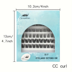 3D Cluster Lash Extension Kit Daily Makeup DIY Soft Lash Volume