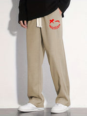 Grimace Pattern Joggers Men's Casual Loose Fit Pants