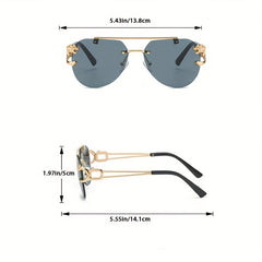 Leopard Head Sunglasses UV Protection Men Women
