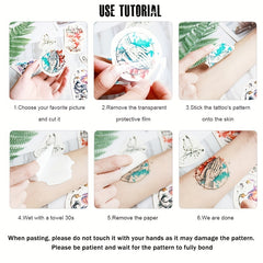 Peace Cross Waterproof Temporary Tattoo Stickers for Men Women