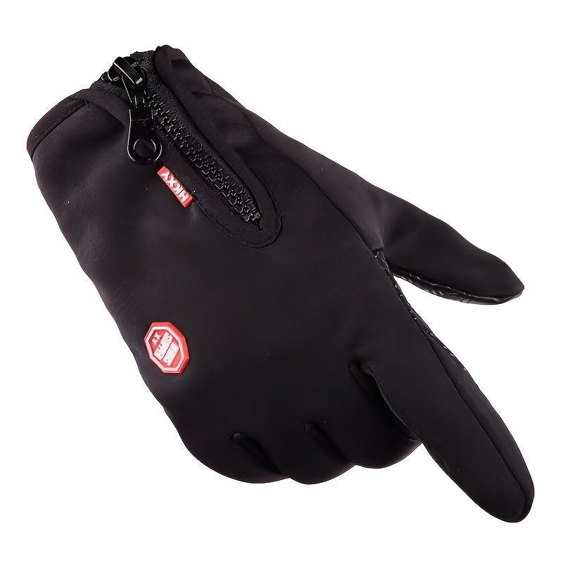 Waterproof Warm Full Finger Gloves Touch Screen Anti-slip Gloves