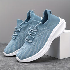 Men's Lace-up Sneakers Lightweight Breathable Sock Shoes