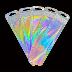 50pcs Translucent Plastic Ziplock Bags for Beauty and Acne Tools