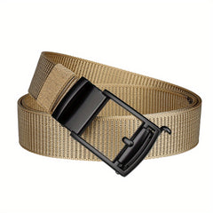 Men's Ratchet Leather Belt for Casual & Business Pants