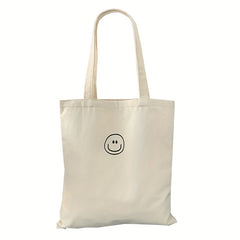 Versatile Canvas Tote Bag for School Office Travel Beach