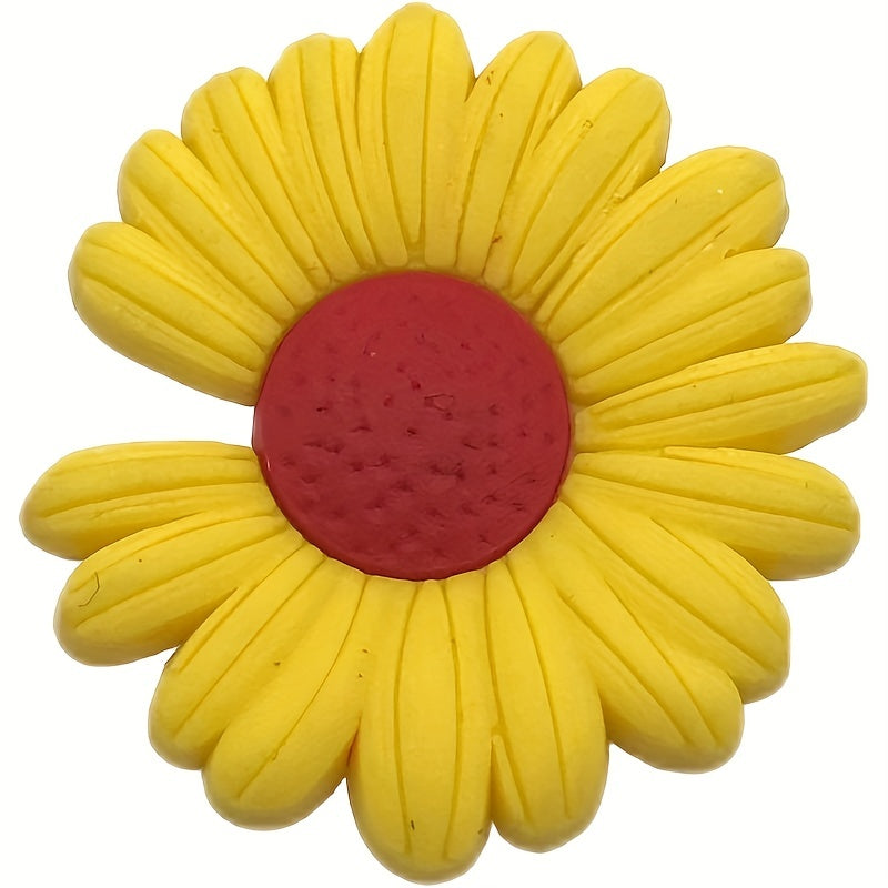 30pcs Flower Shoe Charms Slipper Sandals DIY Shoes Pins Boys Girls Men Women