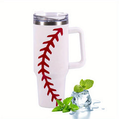 Colorful Ice Tumbler with Straw and Handle for Outdoor Activities