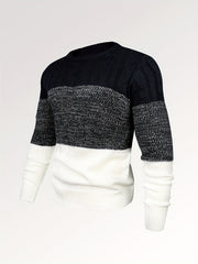 Knitted Cable Sweater Men's Casual Warm Crew Neck Pullover For Fall Winter