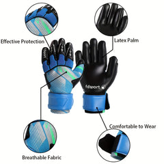 Goalkeeper Gloves Strong Grip Soccer Gloves Breathable