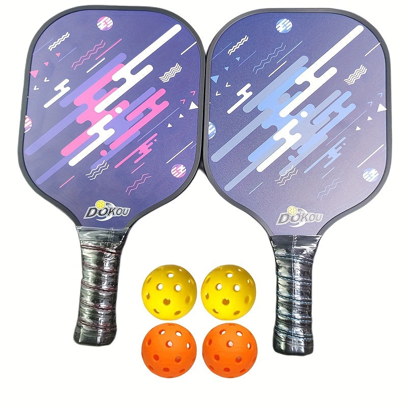 1pc 2pcs Honeycomb Fiberglass Pickleball Paddle Racket