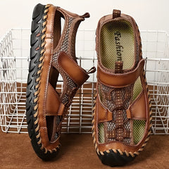 Men's Casual Hollow Out Slip On Sandals Anti-skid Walking Shoes