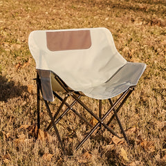 Outdoor Folding Chair Camping Moon Chair Portable Fishing Stool