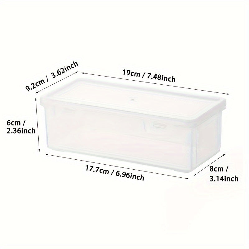 Large Capacity Pencil Case Transparent Storage Box Stationery Storage Box