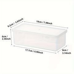 Large Capacity Pencil Case Transparent Storage Box Stationery Storage Box