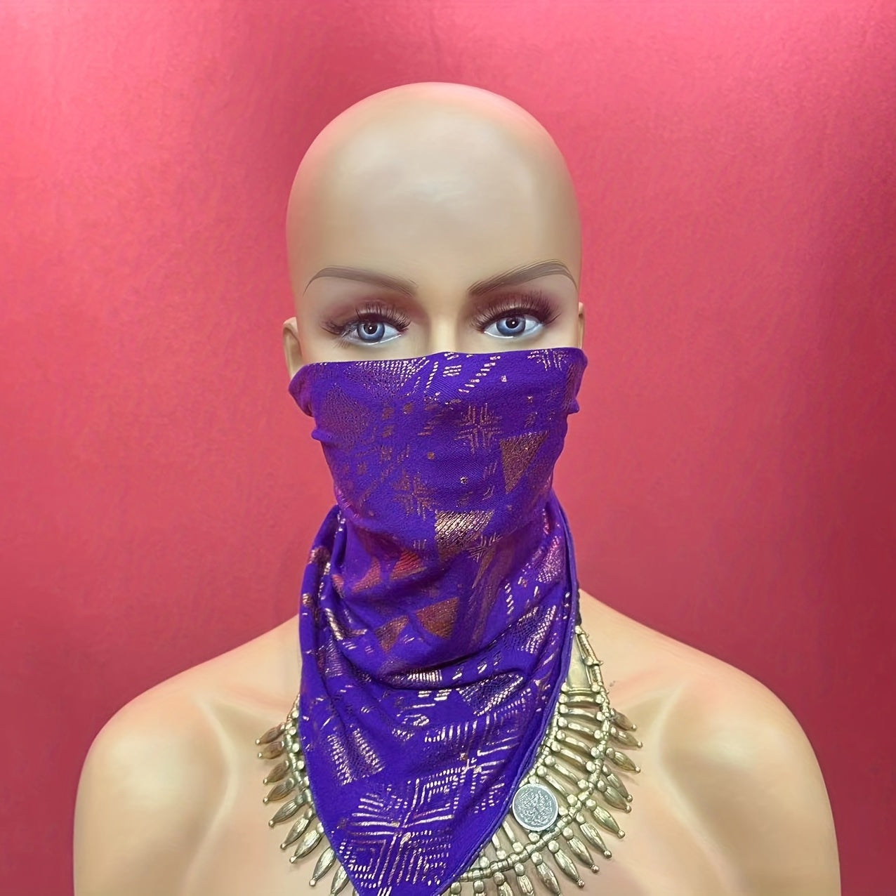 Men's Square Scarf for Face Covering