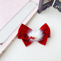 2pcs Bow Knot Hairpin Crown Decor Hair Clip Girls Accessories