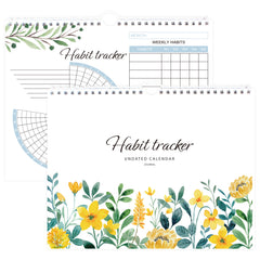 Trees Habit Tracker Wall Calendar With Time Management Journal