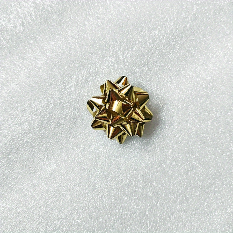 40pcs Star Bow Christmas Thanksgiving Gift Decoration Star Bow Holiday Decor