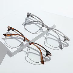 Men's Business Light Flat Mirror Sunglasses