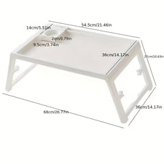 Portable Plastic Folding Desk for Home or Bed - Small Toy Table for Kids