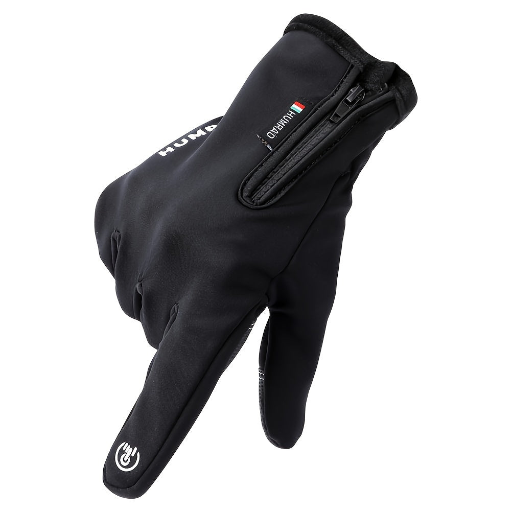 Cycling Winter Gloves Waterproof Windproof Warm Full Finger
