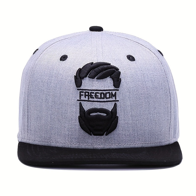 Men's Alphabet Beard Uncle Baseball Cap Hip Hop Cap