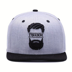 Men's Alphabet Beard Uncle Baseball Cap Hip Hop Cap