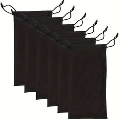 6pcs Microfiber Pouch Bag for Eyeglasses and Sunglasses