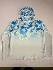 Men's Printed Hoodie Quick Drying Sun Protection Sports Top