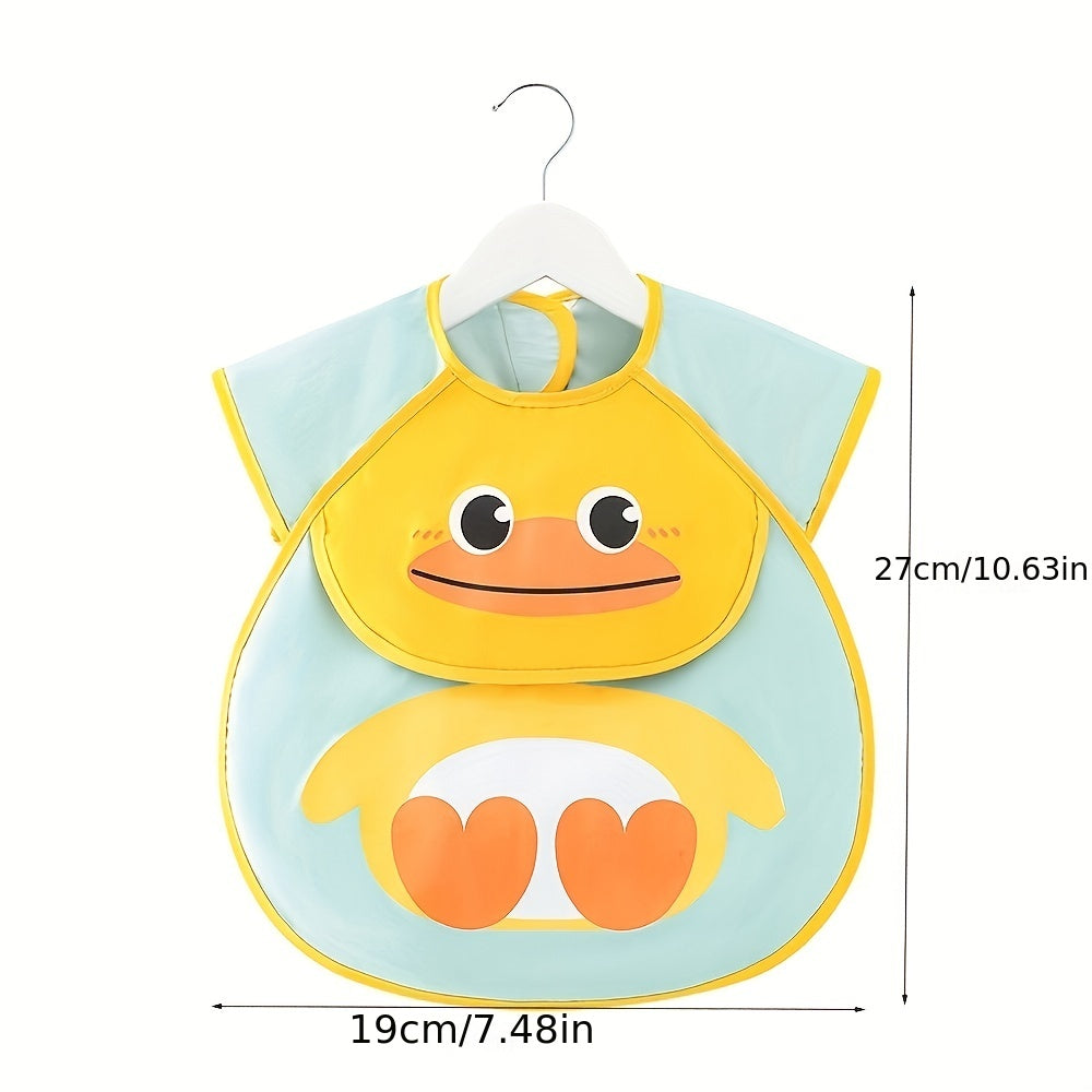 Cartoon Adjustable Baby Bibs Animal Pattern Waterproof Saliva Dripping Bib