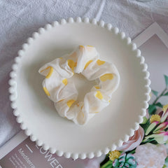 Fruit Print Scrunchies Hair Tie Love Heart Hair Rope Hair Ring
