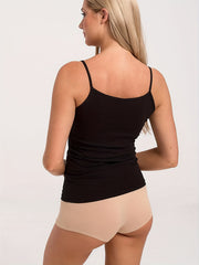 Solid Cami Top Comfy Crew Neck Women's Lingerie
