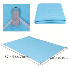 Waterproof Pocket Beach Blanket Portable Mat for Camping Picnic