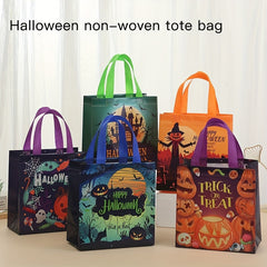 Cartoon Halloween Pattern Storage Handbag Lightweight Gift Non Woven Bag