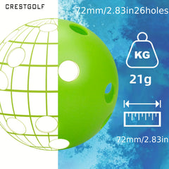 9pcs Pickleball PE Material Pickleballs Outdoor Sports Exercise