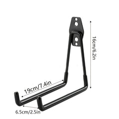 Steel Garage Hooks - Anti Slip Tool Storage Hangers for Wall Mounting