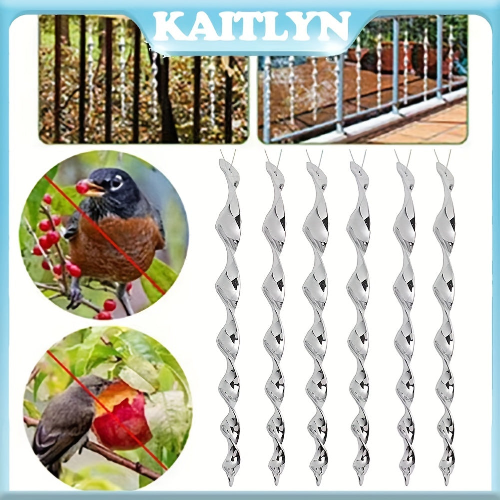 Bird Repellent Hanging Spiral Ornamental Deterrent - 5pcs