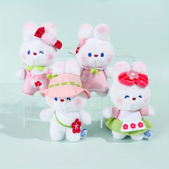 Rabbit Doll Pendant Plush Toy Keychain Christmas Gift