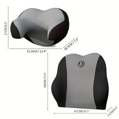 Memory Foam Neck Support Pillow for Car Seat and Office - Relieve Neck Pain
