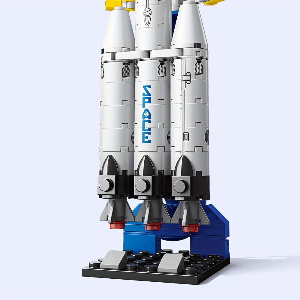Heavy Space Rocket Building Blocks Model Toy